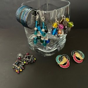 Vintage Colorful Earring Bundle